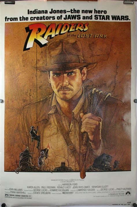 Indiana Jones Raiders Of The Lost Ark Poster