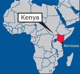 Map of Africa and the geographical location | Mombasa, Africa map, Kenya