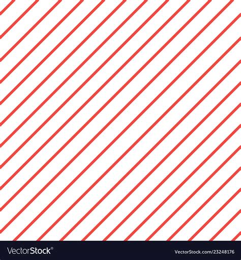 Red white diagonal stripe pattern background Vector Image