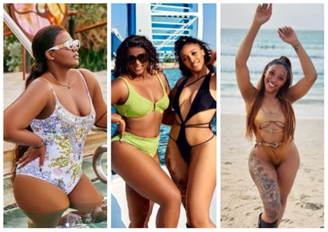 MaMkhize vs Sbahle Mpisane: Who wins sexiest swimwear look?