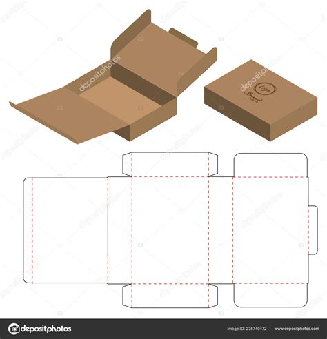 Box Die Cut Template