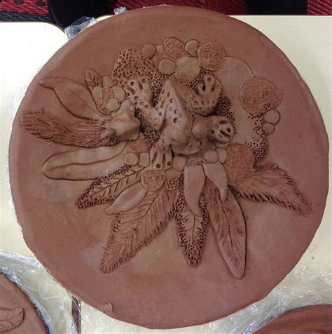 CLAY WORK INSTRUCTIONS - How to Make a Relief Sculpture Plate in Air ...