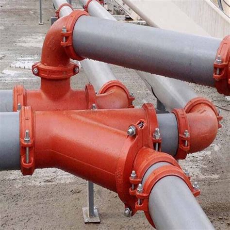 Connection and installation methods of grooved pipe fittings