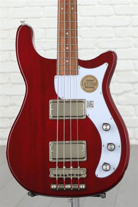 Epiphone Embassy Pro Bass - Dark Cherry | Bass guitar, Epiphone, Bass