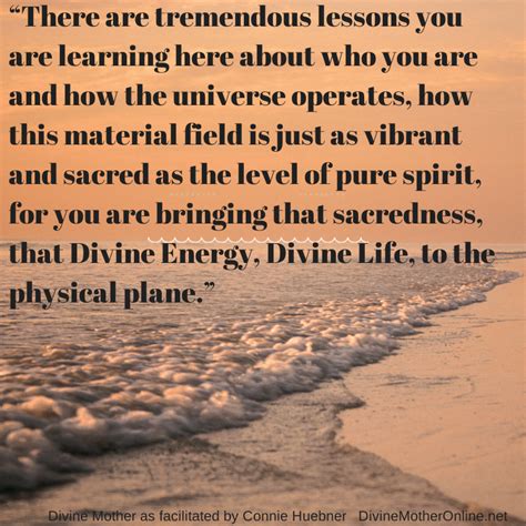 “There are tremendous lessons you are learning here about who you are ...