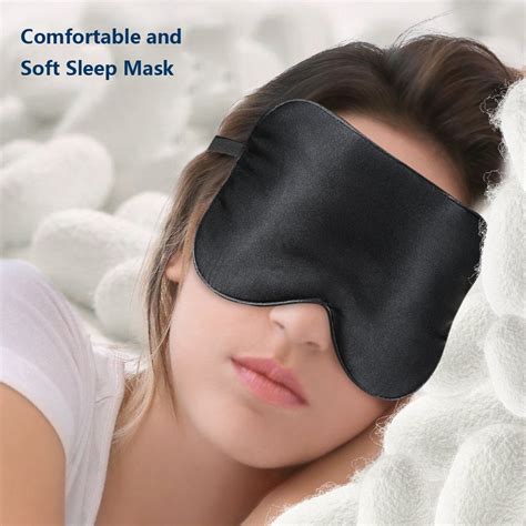 Silk Sleep Mask, Lightweight and Comfortable, Super Soft, Adjustable ...