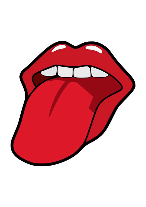 The post Mouth Tongue Out Clipart Free SVG File appeared first on ...