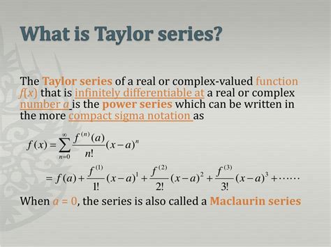 PPT - Taylor series method PowerPoint Presentation, free download - ID ...