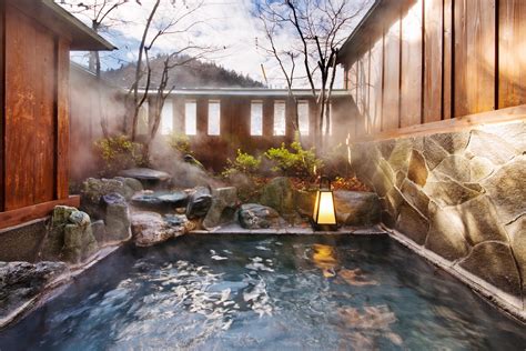 Private Onsen, room with an open-air bath / 6 different types of bath ...