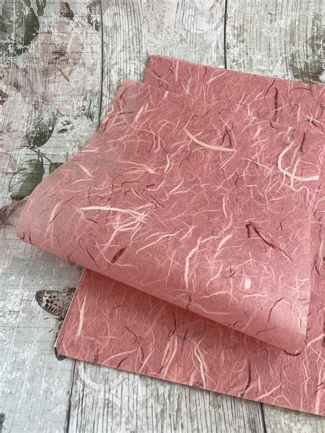 20 A4 Mulberry paper sheets with fibres | Etsy