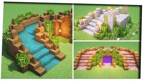 A few Of My Staircase designs! : r/Minecraft