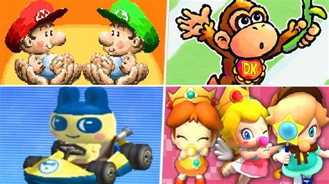 Evolution of Baby Characters in Super Mario Games (1992 - 2021) - YouTube