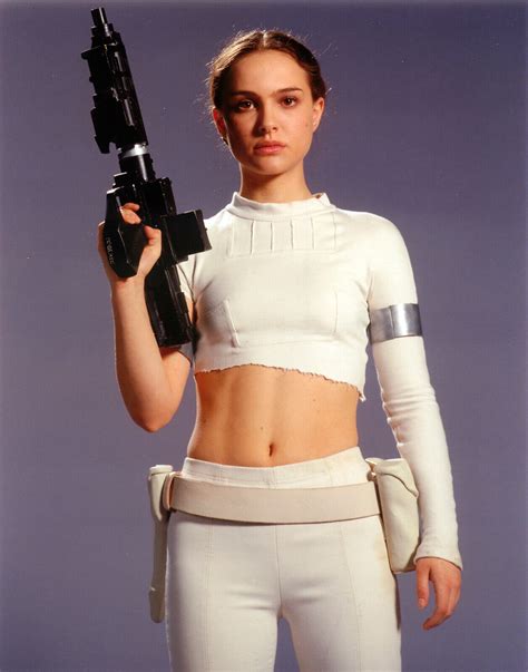 Star Wars Padme Amidala w/Blaster Print Natalie Portman 🔥 | eBay