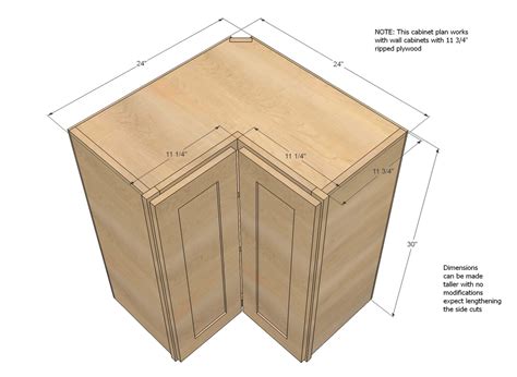 Buildin Wall Kitchen Wall Diagonal Corner Cabinet - Belletheng