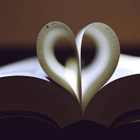 Heart Shaped Book Art · Creative Fabrica