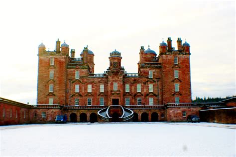 Drumlanrig Castle is a grand mansion located 62 miles south of Glasgow