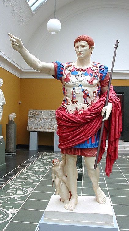 This is a depiction of how statues were painted in Ancient Rome. To our ...