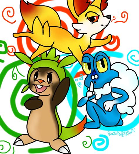 Kalos Starters by SaintsSister47 on DeviantArt