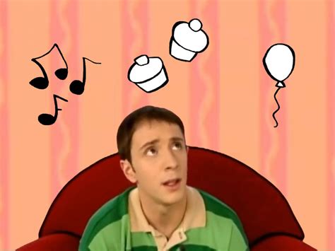 Blue’s Clues Thinking Time From The Scavenger Hunt (Steve’s Version ...