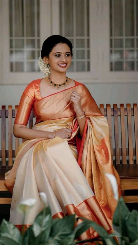 Traditional South Indian Sarees for Brides | Silk saree blouse designs ...