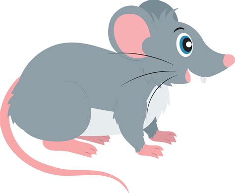 Cartoon Vector Mouse. Cute Mouse Clipart 13266268 Vector Art at Vecteezy