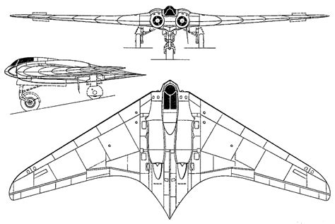 Aircraft Nut: Horten Ho 229 Flying Wing