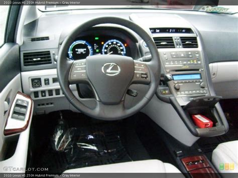 Gray Interior Dashboard for the 2010 Lexus HS 250h Hybrid Premium ...