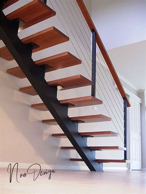 Escalera un eje, Novo Design Open Stairs, Loft Stairs, Floating Stairs ...