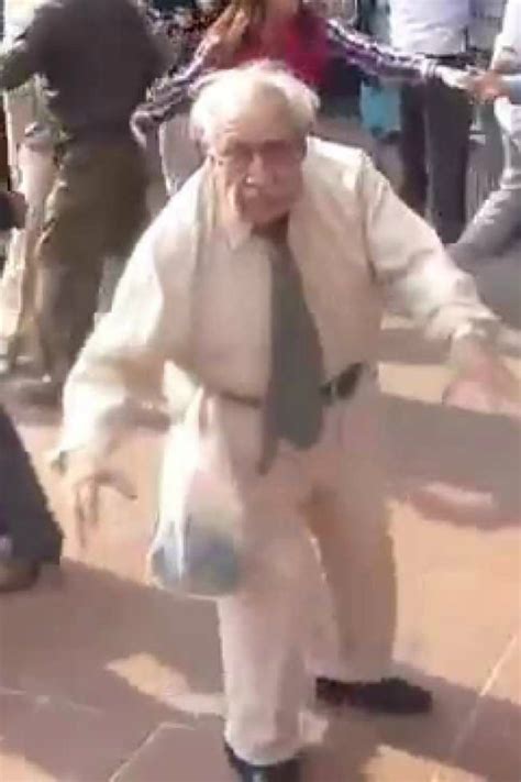 Old Woman Dancing Funny