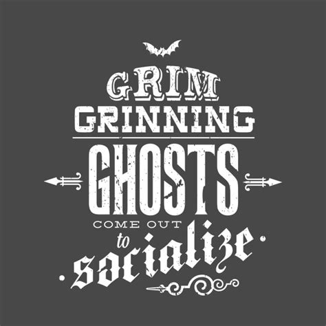 Grim Grinning Ghosts - Disney - T-Shirt | TeePublic