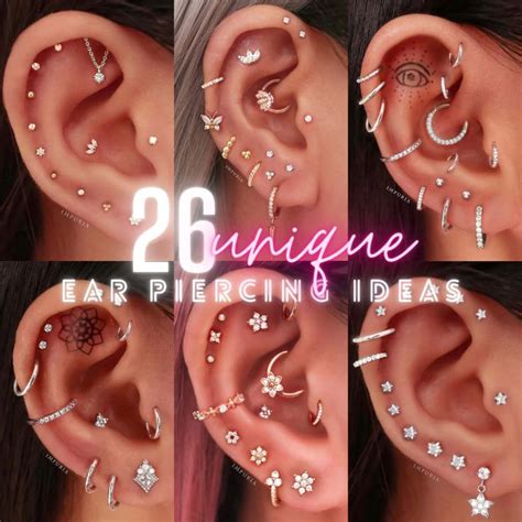 26 of the Most Unique Ear Piercing Ideas | Unique ear piercings, Pretty ...