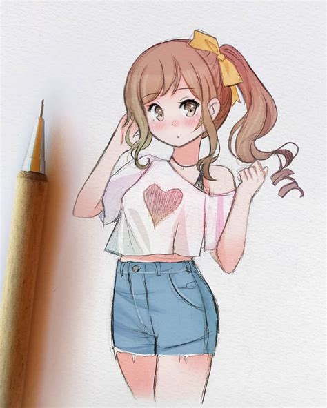 Colored sketch I did for @wentrupie 😃💕 i hope you like it!! ☺️💕aaand ...