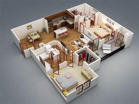 20 Splendid House Plans in 3D - Pinoy House Plans