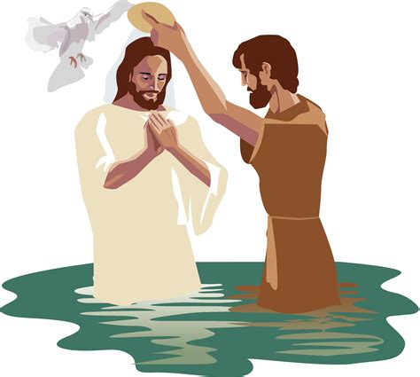 Jesus Baptism Clipart Free Images At Vector Clip Art | Images and ...