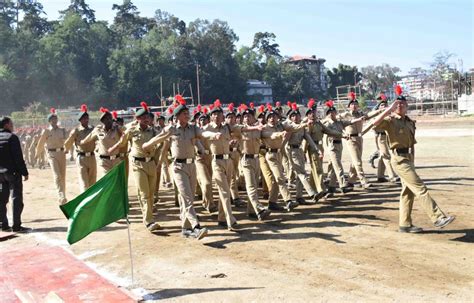 NCC cadets march during a full dress rehearsal for the Republic Day ...