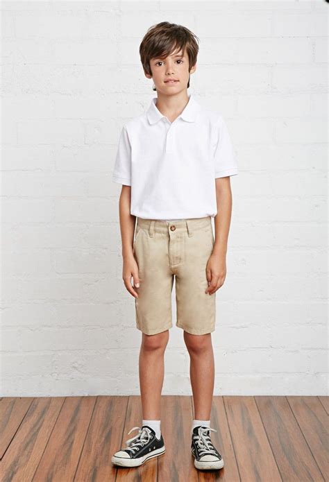 Boys School Uniform Shorts (Kids) | Kids outfits, Boys school uniform ...