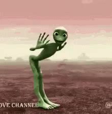 Dame Tu Cosita Baile Alien Verde Meme Bailando GIF - DameTuCosita Meme ...