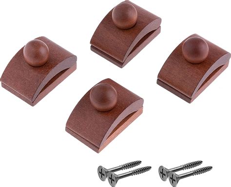 Classy Clamps Wooden Quilt Wall Hangers – 4 Small Clips (Dark) and ...