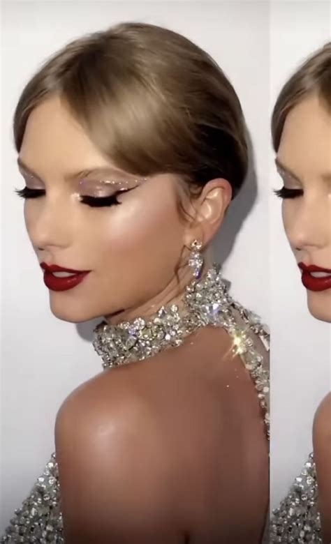 taylor swift aesthetic midnights era makeup glam date night makeup ...