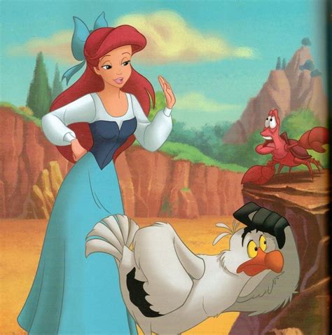 Ariel Sebastian & Scuttle | Ariel the little mermaid, Disney ...