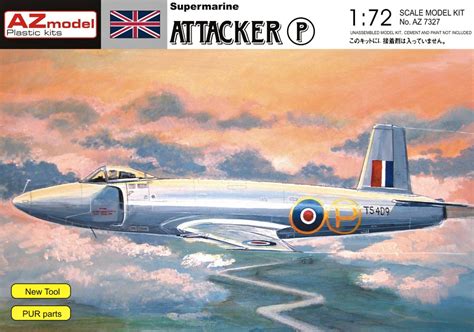 1/72 Supermarine Attacker Prototype - 1/72 aircraft plastic or resin kit