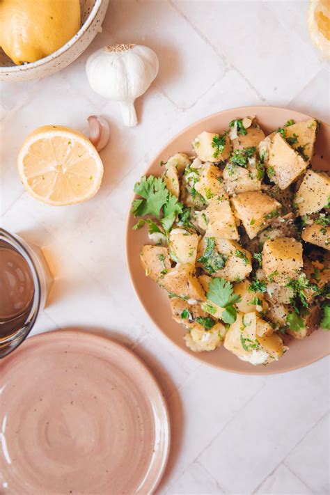 Lebanese Potato Salad - Lemon Herb Potato Salad