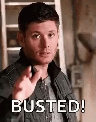 Busted Wink GIF - Busted Wink Dean - Discover & Share GIFs