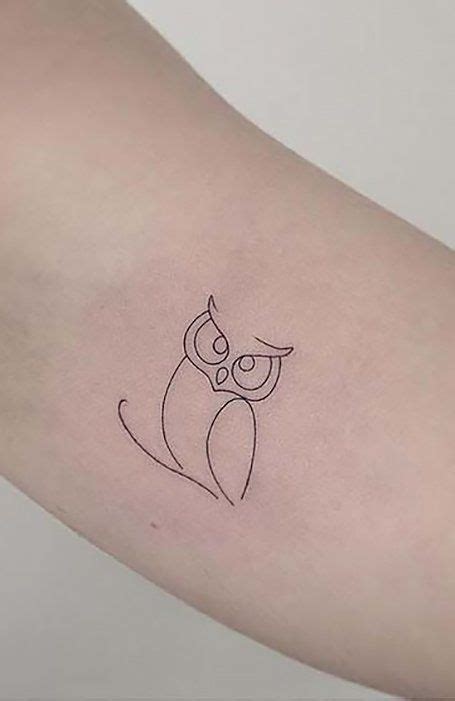 Wisdom and Beauty: Owl Tattoo