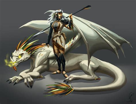 ArtStation - Character Design Challenge - Dragon Rider