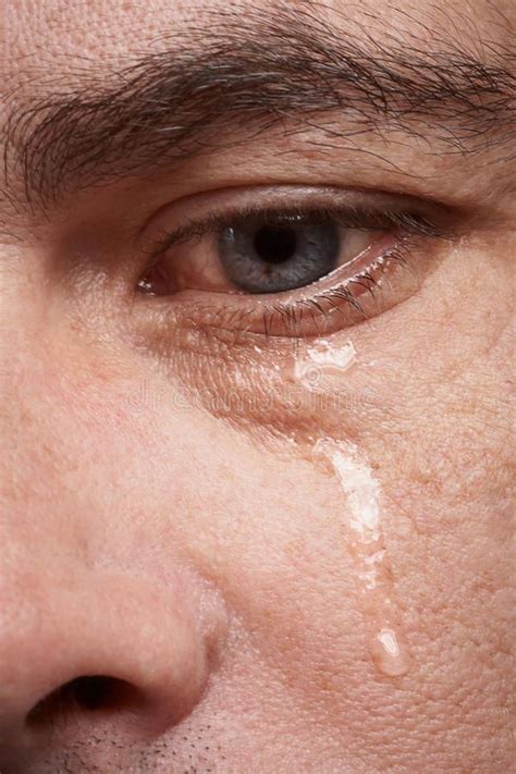 Crying man. With tears in eye closeup , #SPONSORED, #man, #Crying, # ...