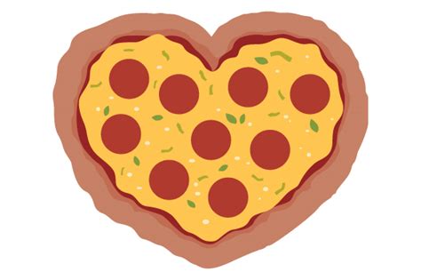 Heart Shaped Pizza SVG Cut file by Creative Fabrica Crafts · Creative ...