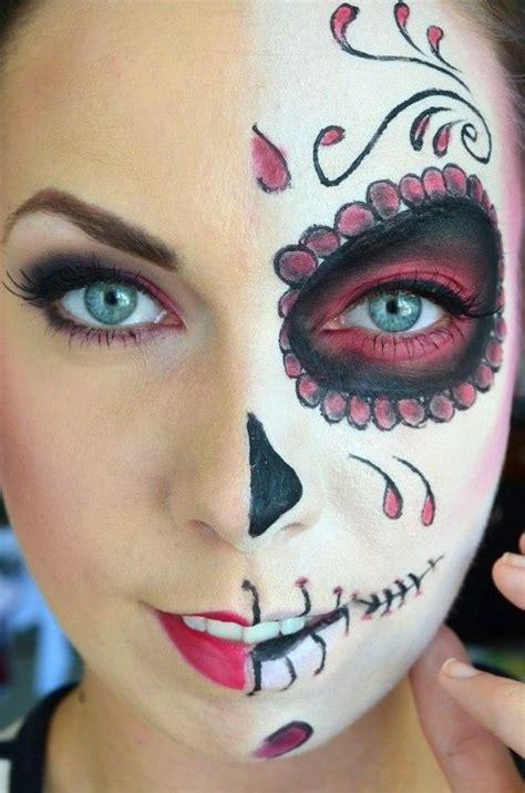 Calavera Makeup Half | Saubhaya Makeup