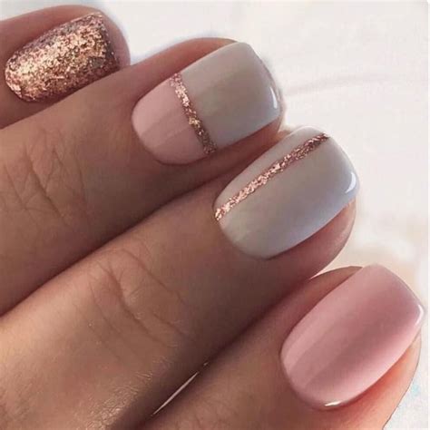 Blush rose and cool blue tones #sclupturednails #beauty #manicure # ...