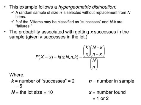 PPT - Hypergeometric Distribution PowerPoint Presentation, free ...